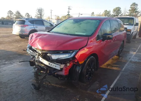 2023 Honda Odyssey Sport from USA, damaged, VIN 5FNRL6H77PB034404